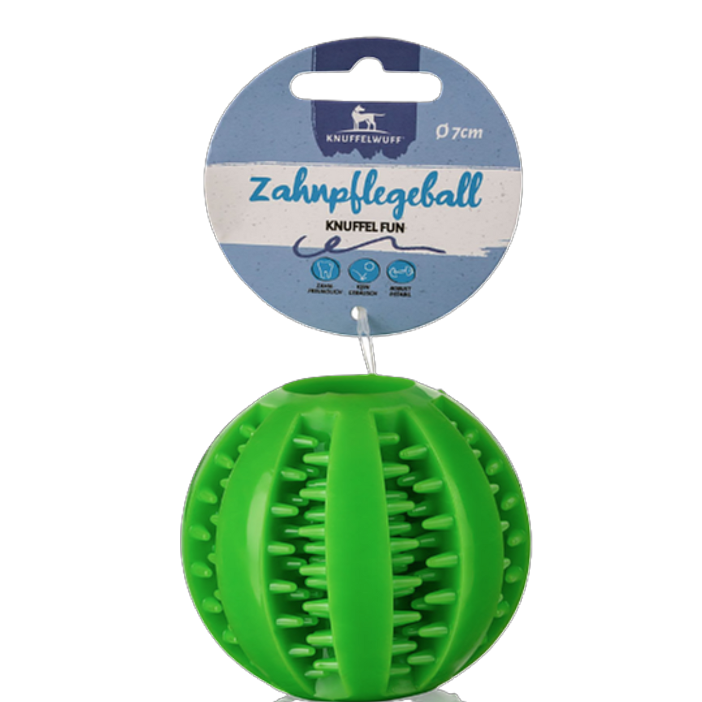 Kauen, Spielen, Pflegen – der clevere Ball für strahlend saubere Hundezähne!