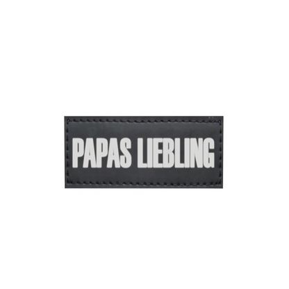 Klettsticker "PAPAS LIEBLING" – Liebe, die jeder sehen kann