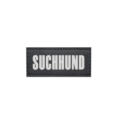 Klettsticker "SUCHHUND" – Markiert Einsatzfreude mit Stil