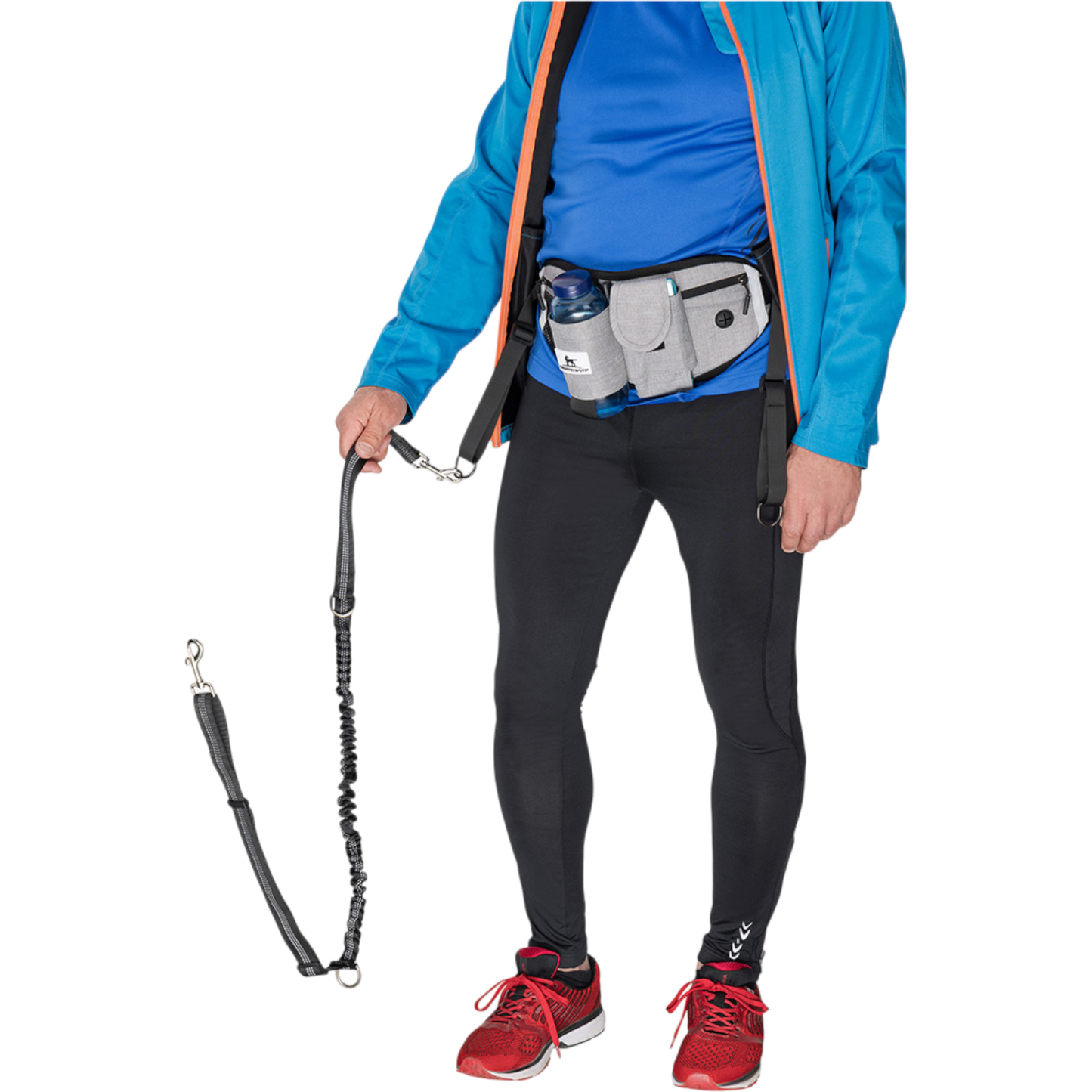 Knuffelwuff - Joggingtasche Bunbury mit Bungee-Leine
