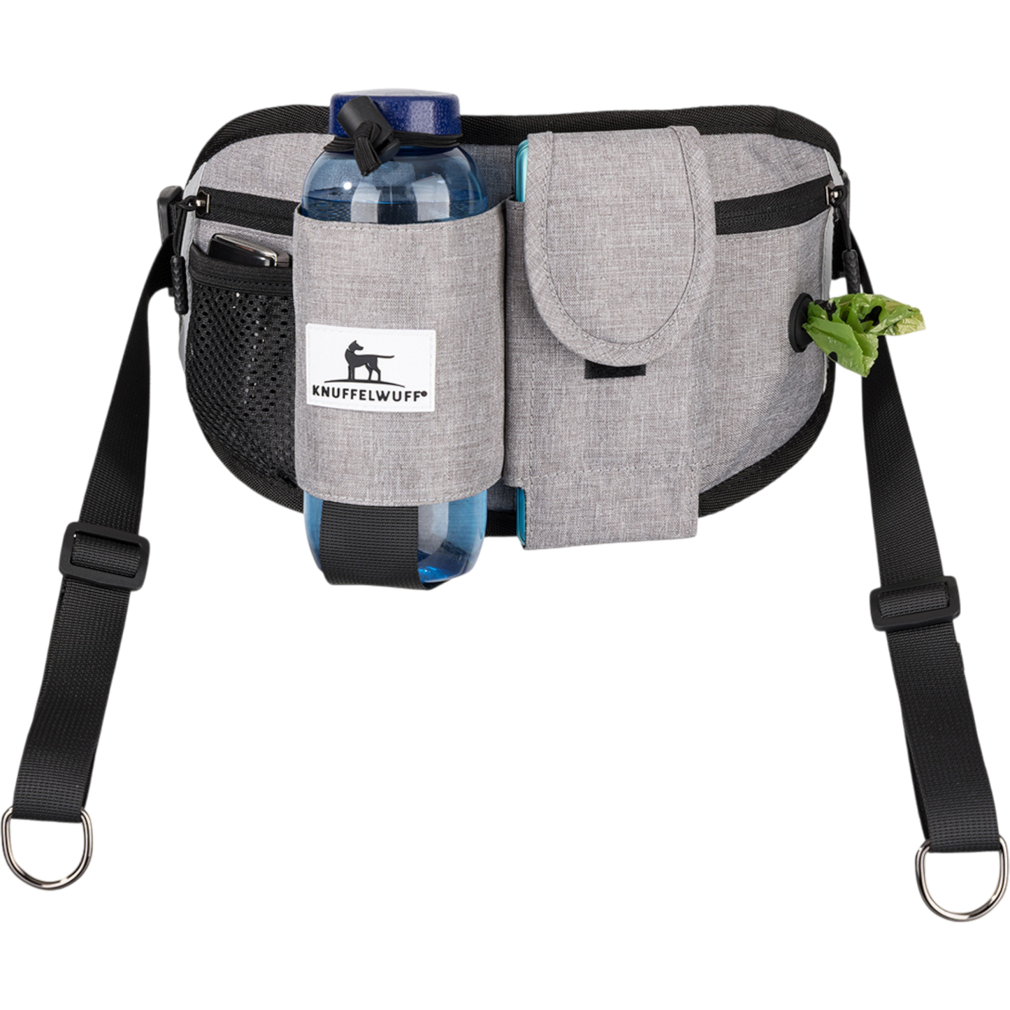 Knuffelwuff - Joggingtasche Bunbury mit Bungee-Leine