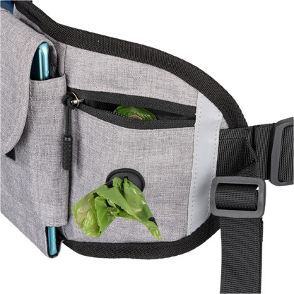 Knuffelwuff - Joggingtasche Bunbury mit Bungee-Leine