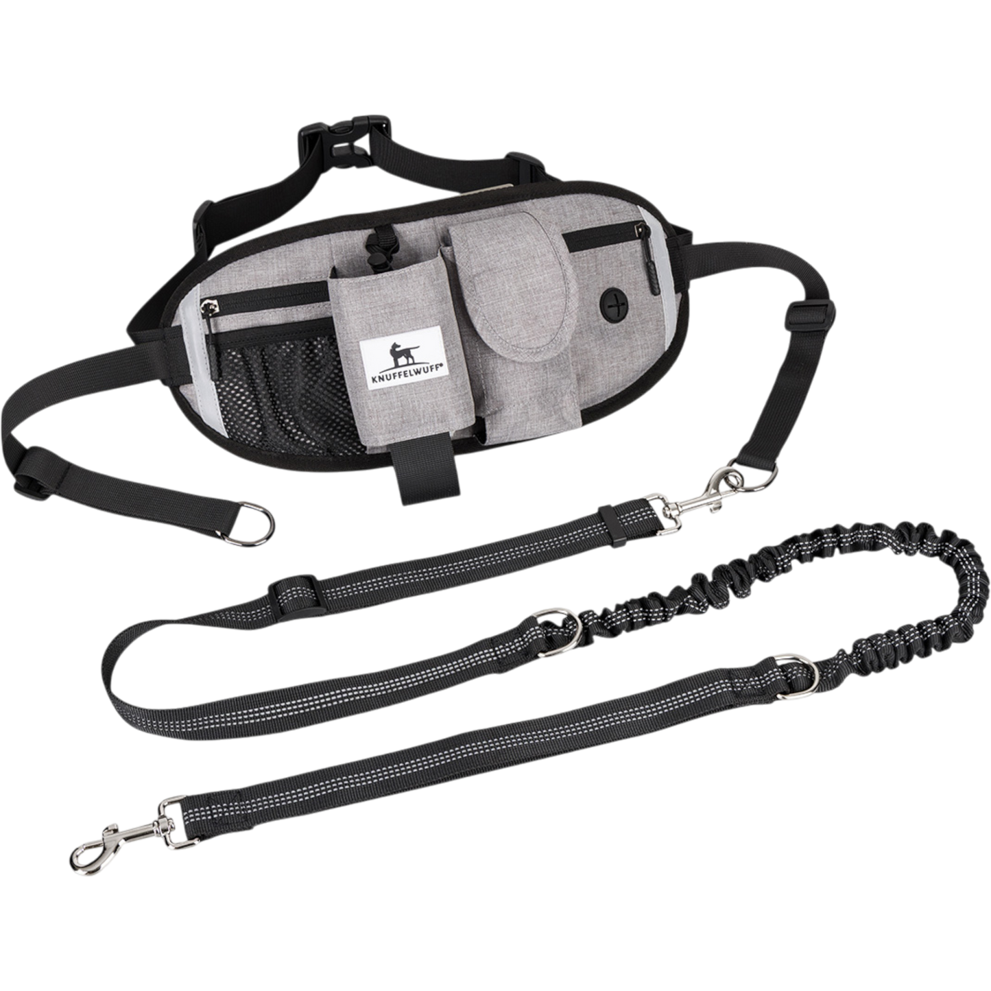 Knuffelwuff - Joggingtasche Bunbury mit Bungee-Leine