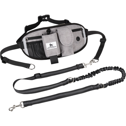 Knuffelwuff - Joggingtasche Bunbury mit Bungee-Leine
