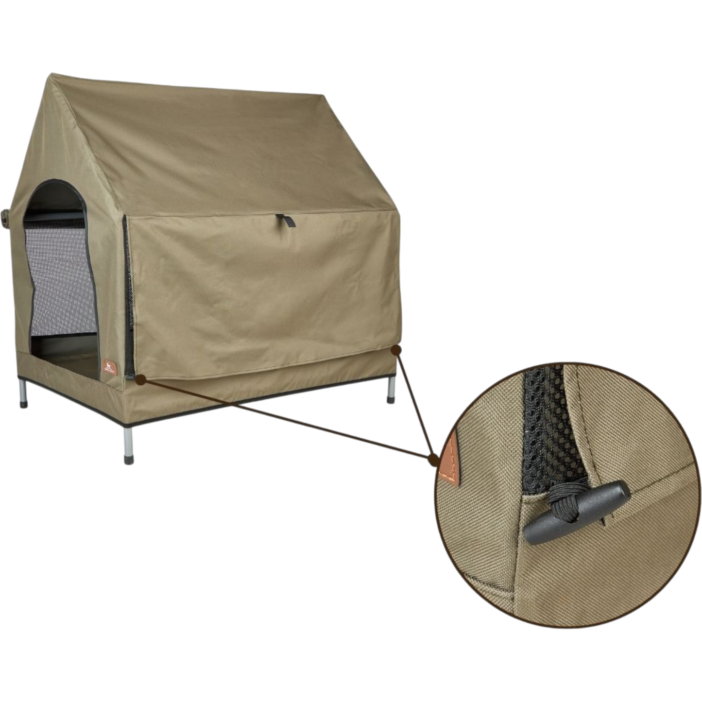 Knuffelwuff - Outdoor Stoff-Hundehütte