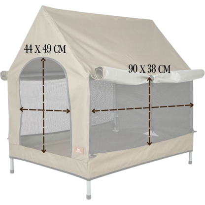 Knuffelwuff - Outdoor Stoff-Hundehütte