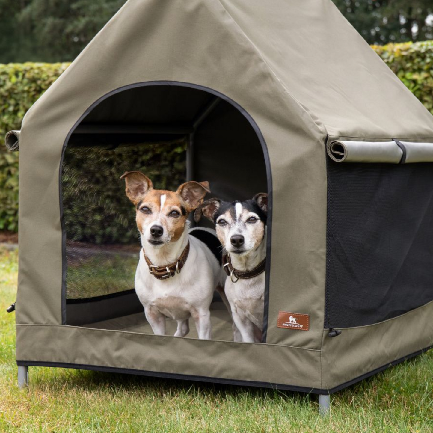 Knuffelwuff - Outdoor Stoff-Hundehütte