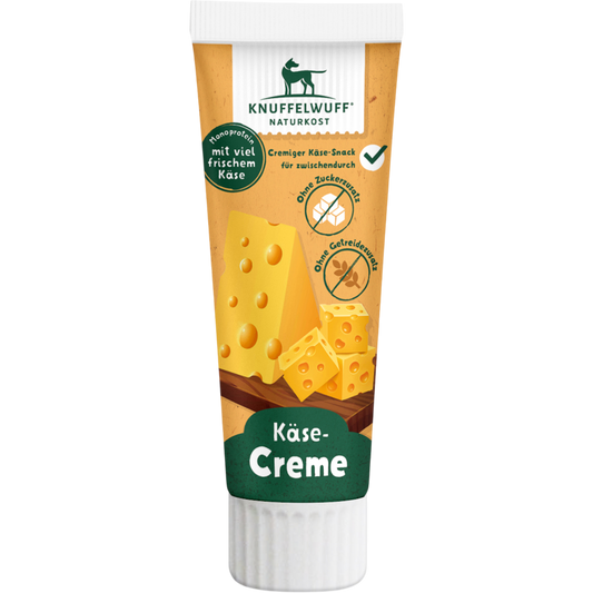 Knuffelwuff - Tubensnack Käsecreme