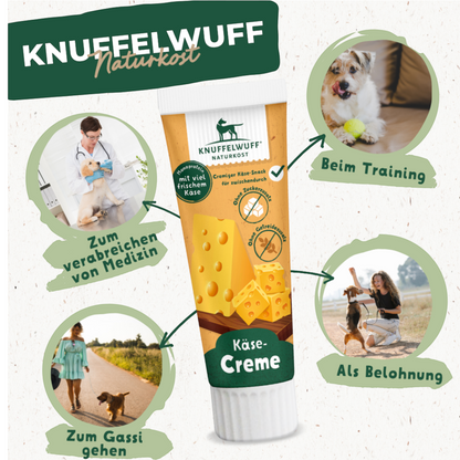 Knuffelwuff - Tubensnack Käsecreme