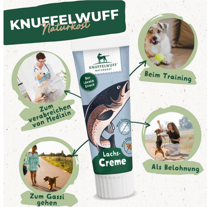 Knuffelwuff - Tubensnack Lachscreme