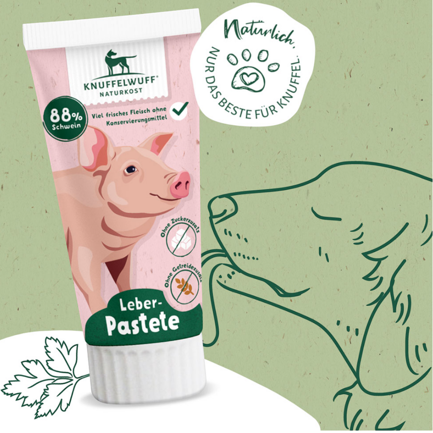 Knuffelwuff - Tubensnack Leber-Pastete
