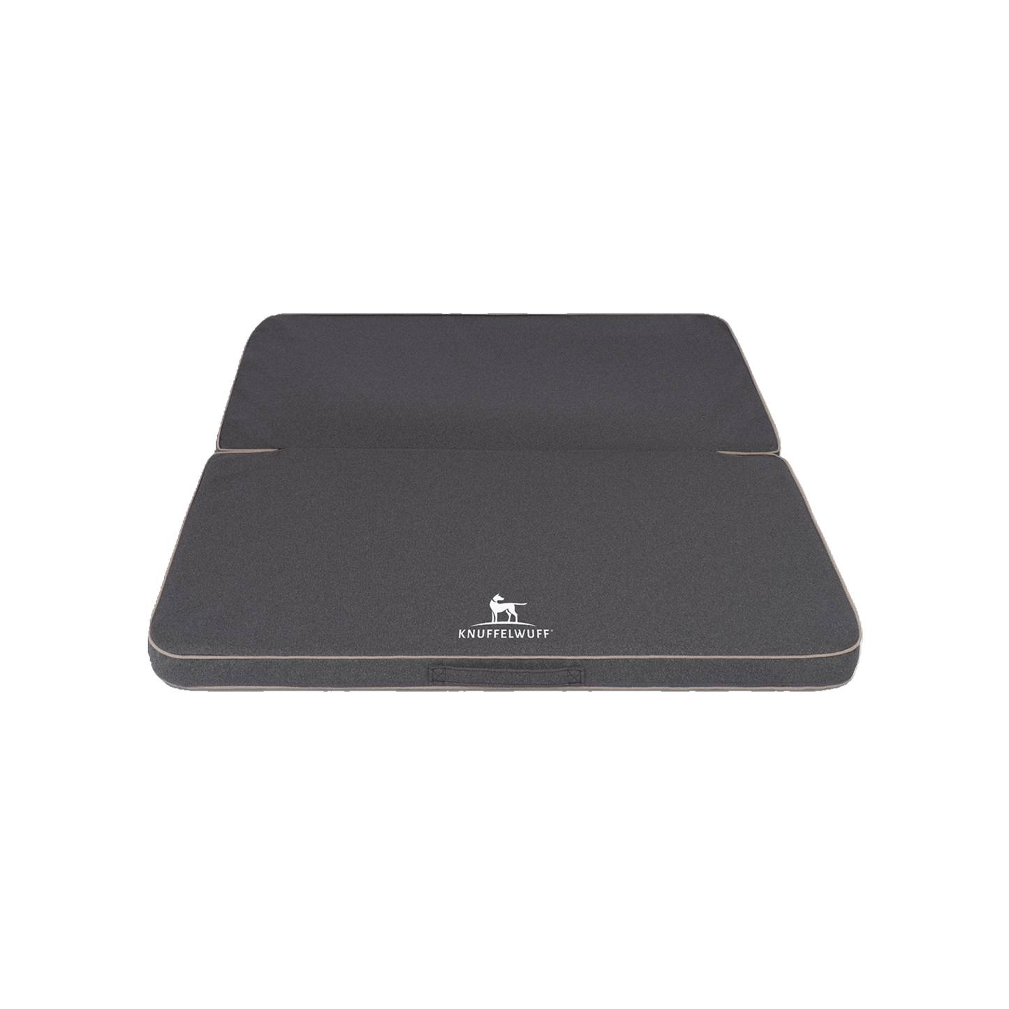 Knuffelwuff Faltbare Reisematte Orthopädisch Tacoma – Stilvoller Komfort aus Velours