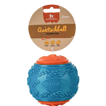 Knuffelwuff Hundespielzeug Quietschball – Springen, Quietschen, Apportieren!