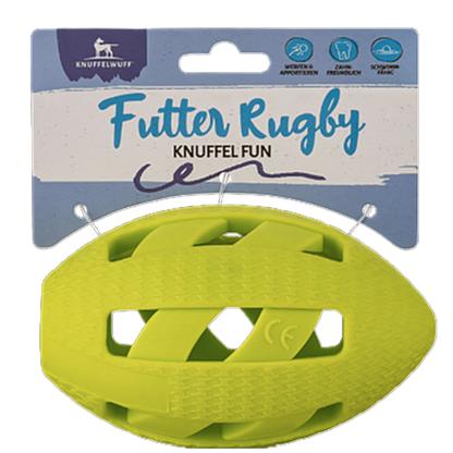 Knuffelwuff Hundespielzeug Snackball Rugby – Spiel, Spaß & Leckerbissen!