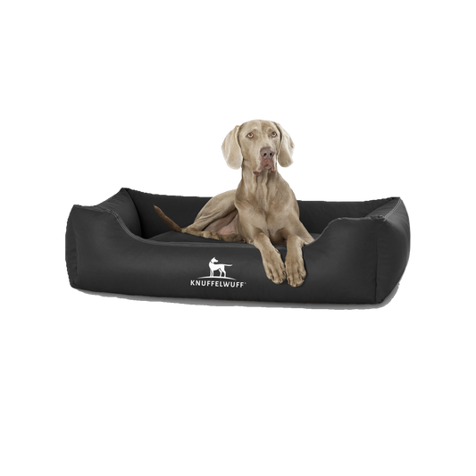 Knuffelwuff Kunstleder Hundebett Sidney – robust, bequem & pflegeleicht