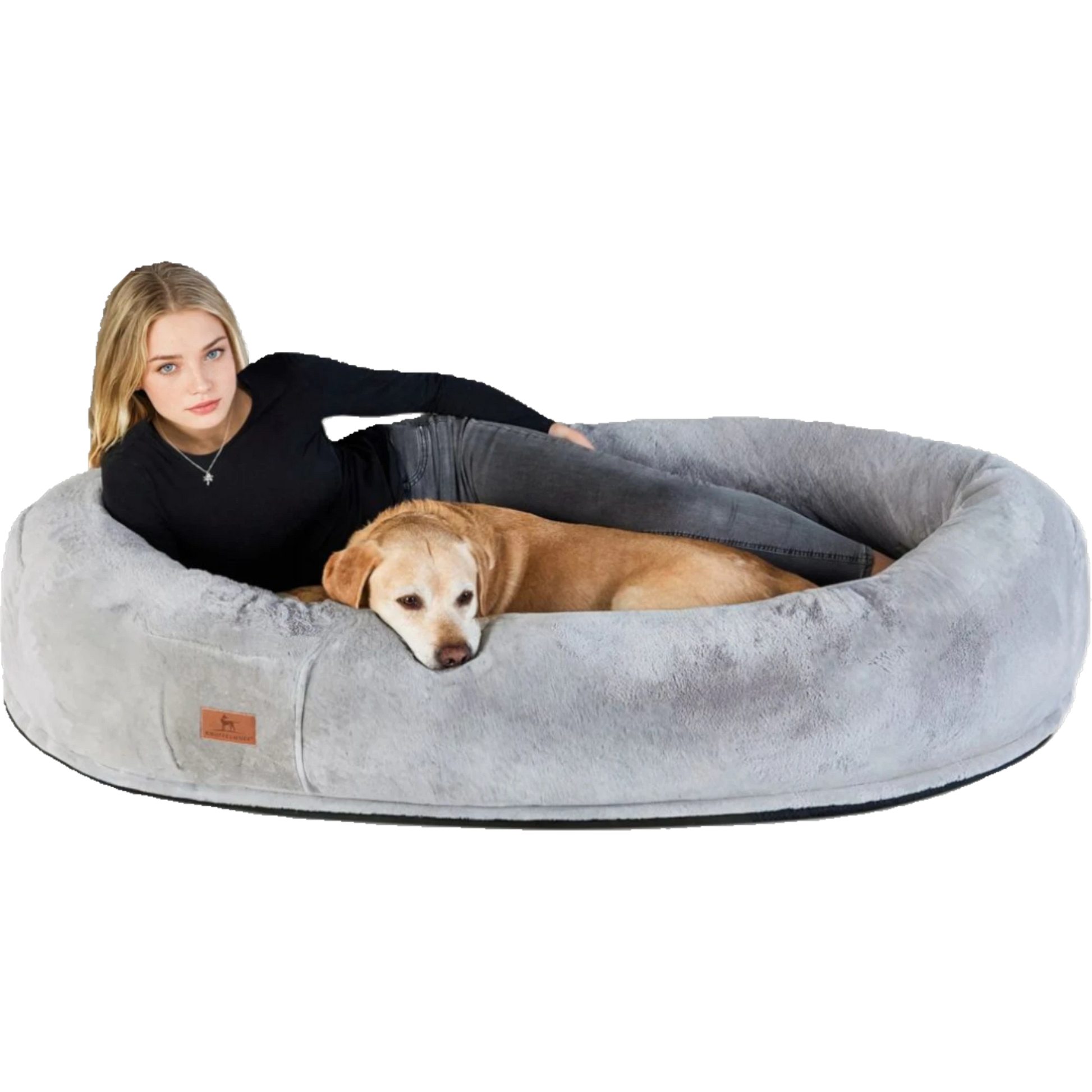 Knuffelwuff Plufi – Riesiges Hundebett für Menschen & Hunde – Dein  Fellnasen Shop