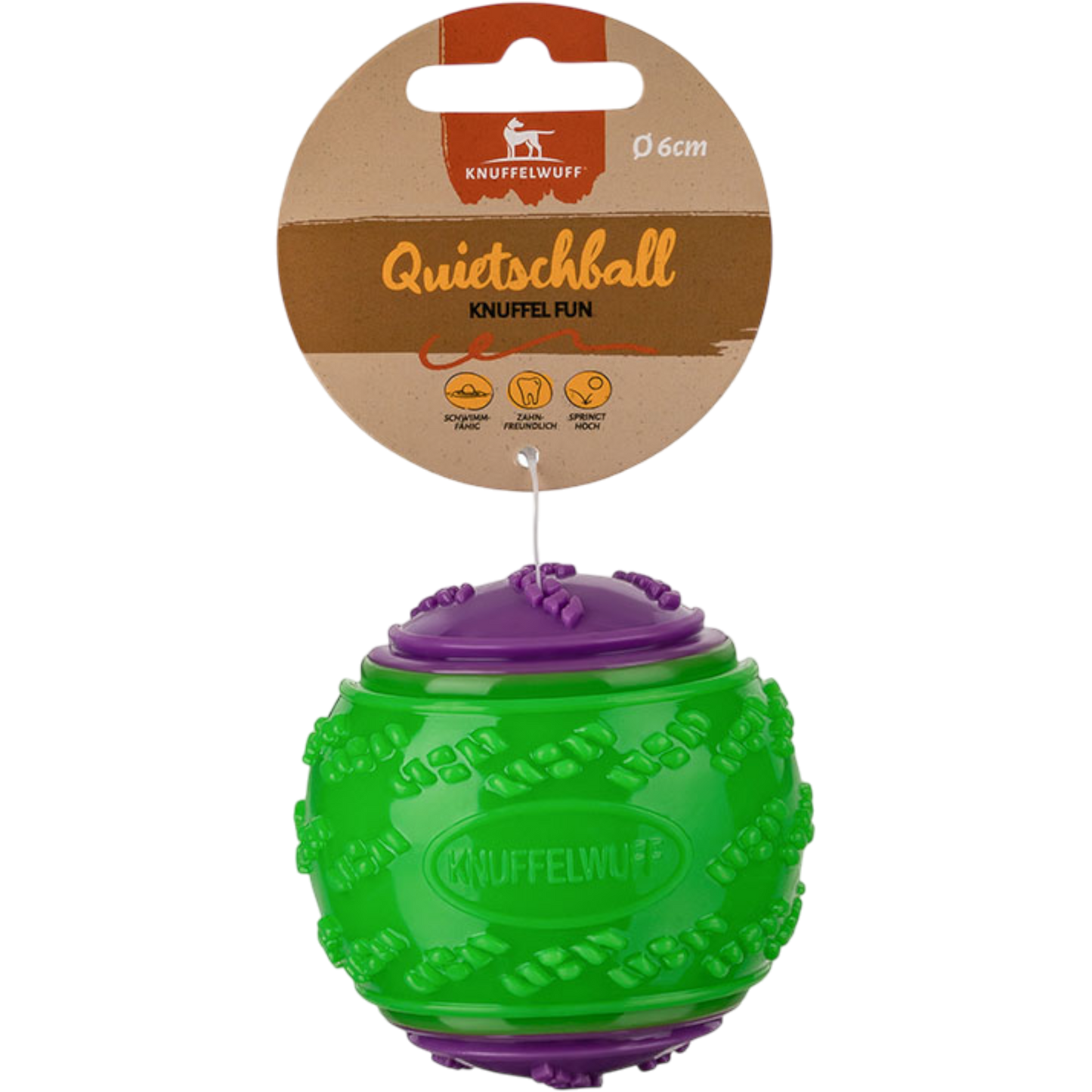 Knuffelwuff Quietschball