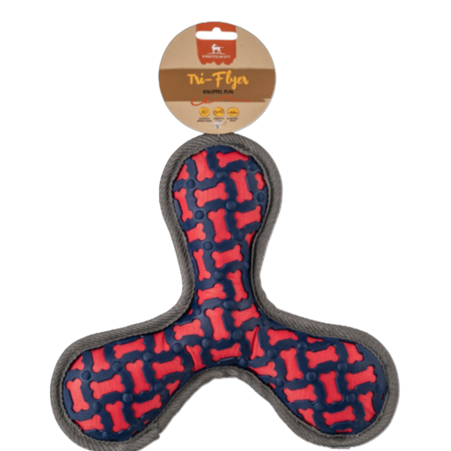 Knuffelwuff Tri-Flyer – Der perfekte Wurfspaß für Hunde!