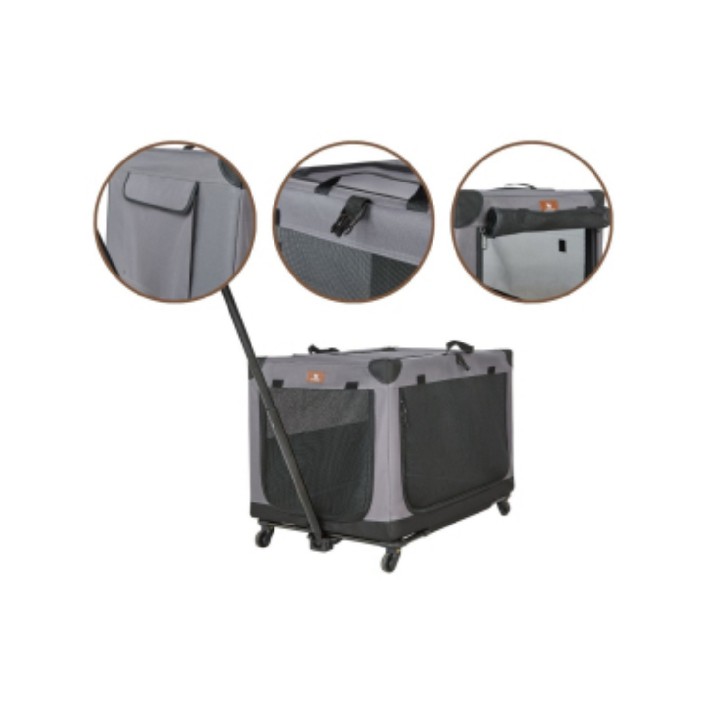 Knuffelwuff Hunde Trolley Aberdeen – mobiler Komfort für entspannte Reisen