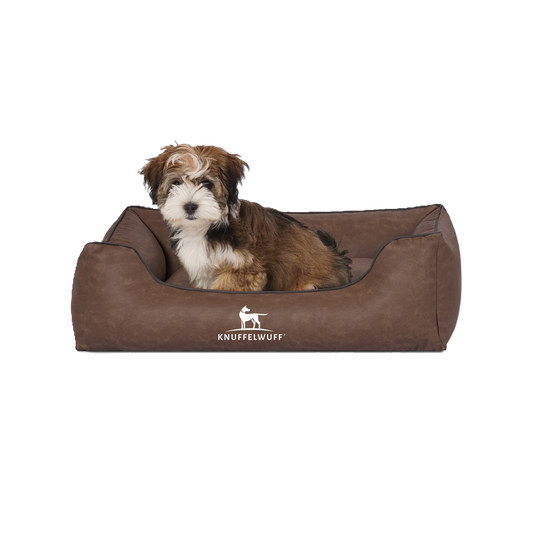 Knuffelwuff Hundebett Scottsdale aus Kunstleder