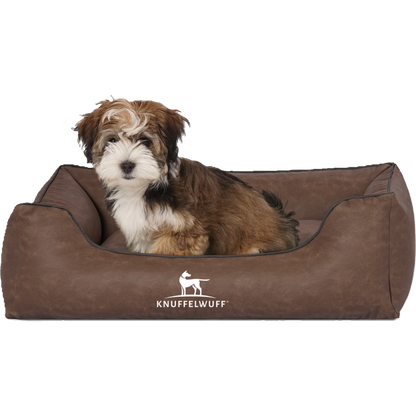 Knuffelwuff Hundebett Scottsdale aus Kunstleder