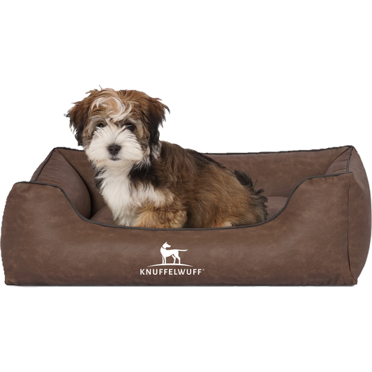 Knuffelwuff Hundebett Scottsdale aus Kunstleder