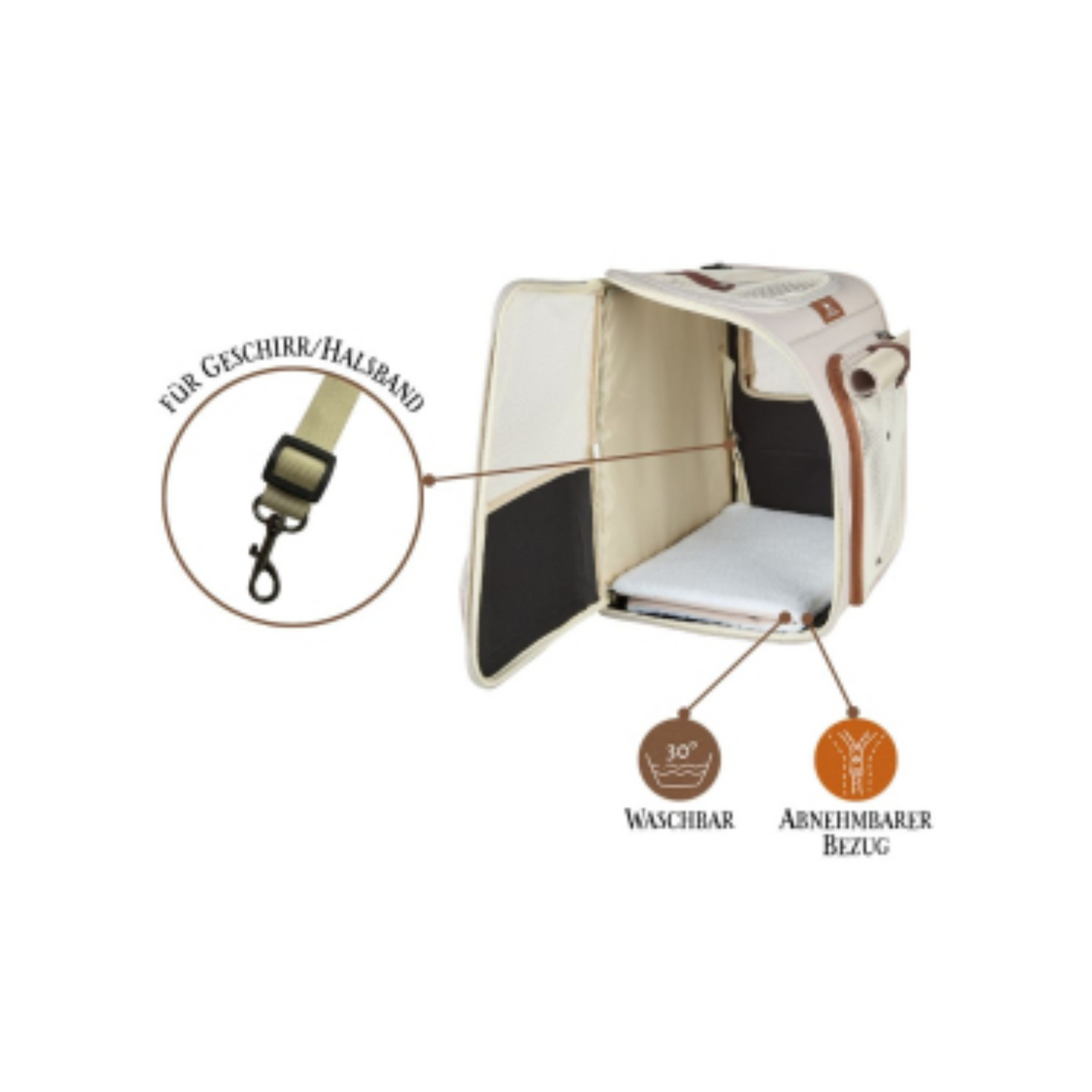 Knuffelwuff Hunderucksack Leicester – sicher, bequem und clever für unterwegs