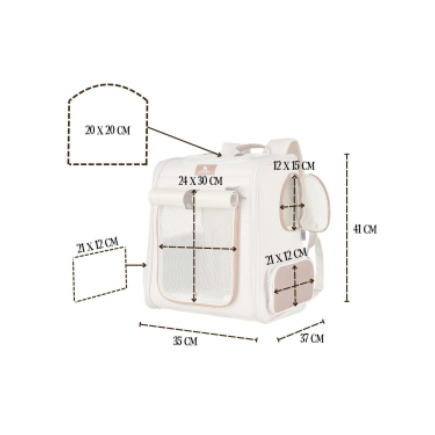Knuffelwuff Hunderucksack Leicester – sicher, bequem und clever für unterwegs