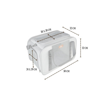 Knuffelwuff Hundetransporttasche Sheffield – komfortabel reisen, sicher ankommen