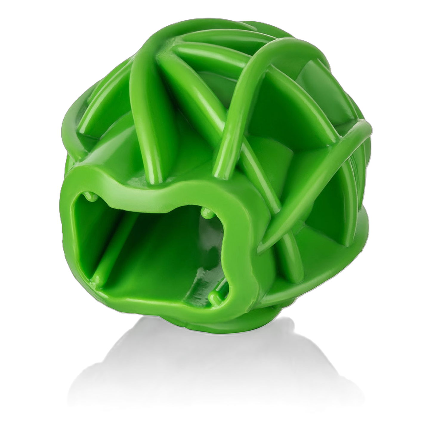 Knuffelwuff Leckerliball – schwimmfähiger, befüllbarer Spielball aus robustem TPR für Bewegung & Motivation