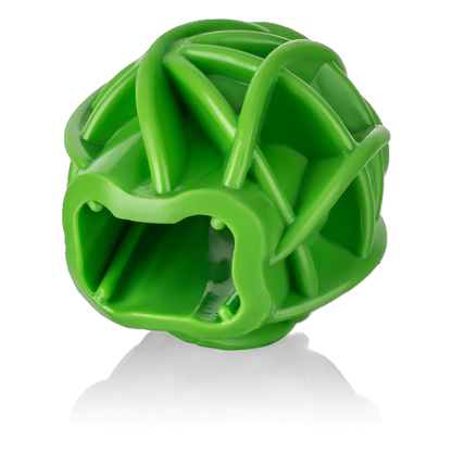 Knuffelwuff Leckerliball – schwimmfähiger, befüllbarer Spielball aus robustem TPR für Bewegung & Motivation