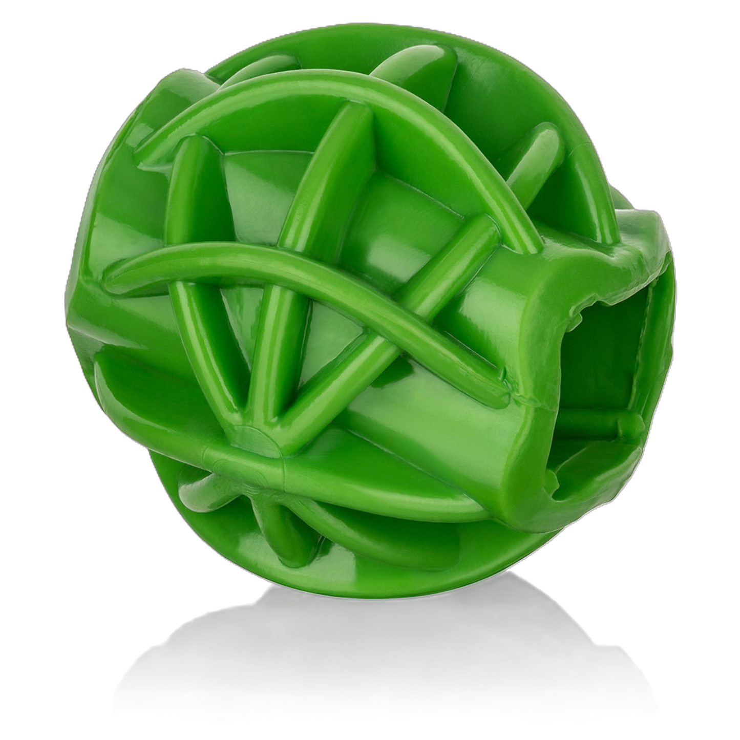 Knuffelwuff Leckerliball – schwimmfähiger, befüllbarer Spielball aus robustem TPR für Bewegung & Motivation