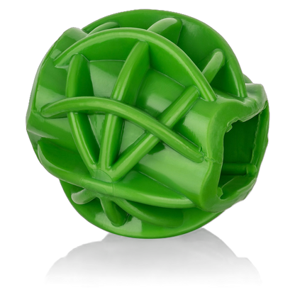 Knuffelwuff Leckerliball – schwimmfähiger, befüllbarer Spielball aus robustem TPR für Bewegung & Motivation