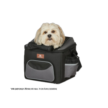 Knuffelwuff Lenkrad-Fahrradkorb – sicher, bequem & ideal für kleine Hunde