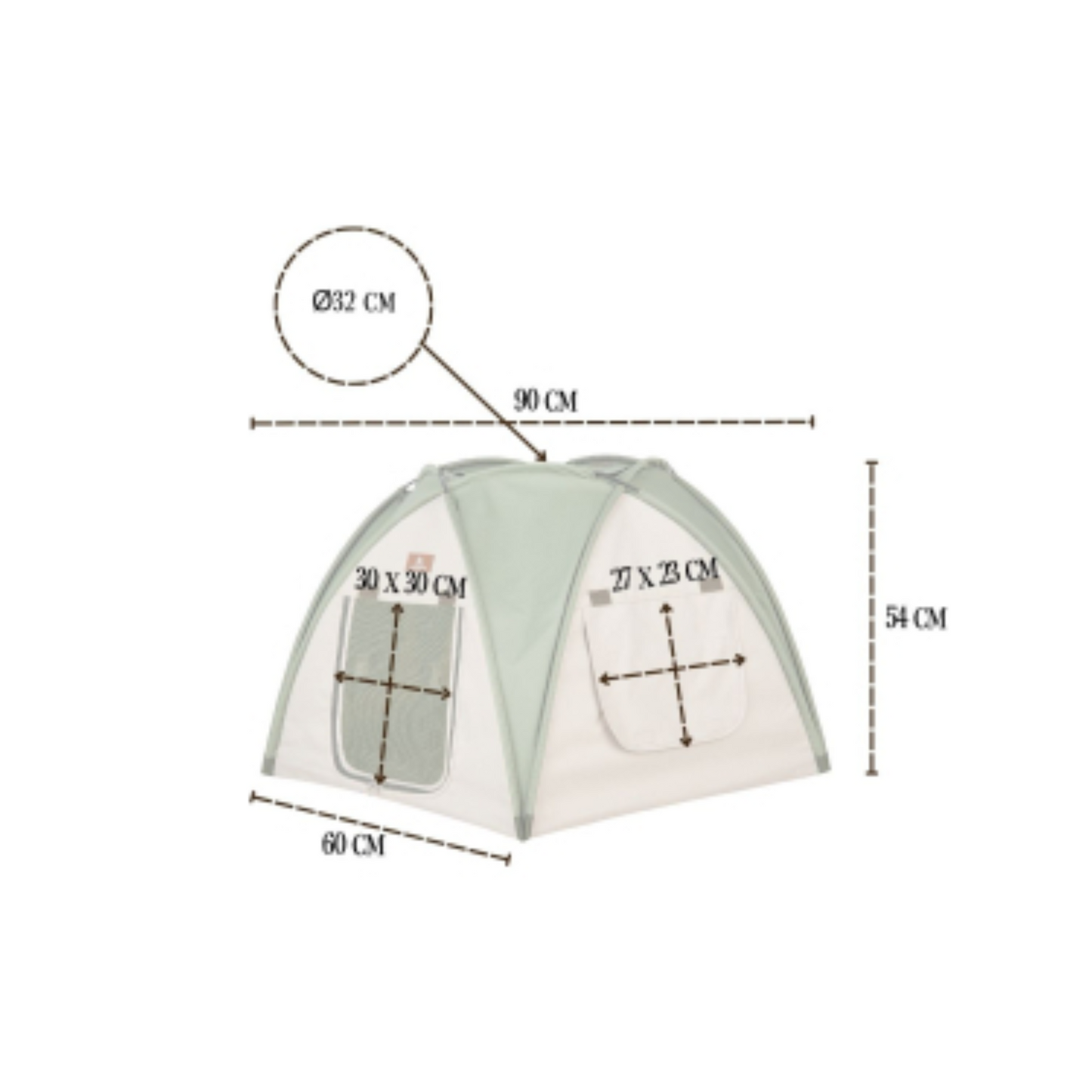 Knuffelwuff Outdoor Hundezelt – stabil, gemütlich & überall einsatzbereit