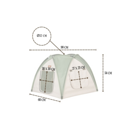 Knuffelwuff Outdoor Hundezelt – stabil, gemütlich & überall einsatzbereit