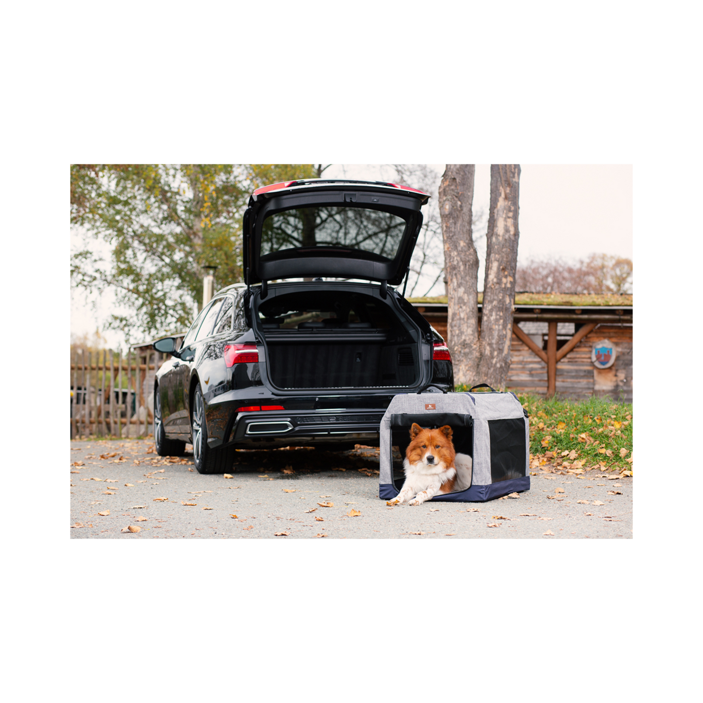 Knuffelwuff faltbare Hundebox Transportbox Denali