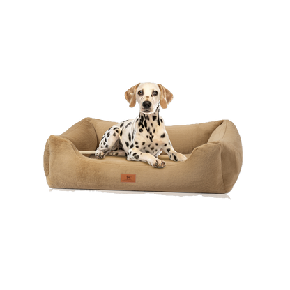 Knuffelwuff orthopädisches Hundebett Schnuffelupagus – Kuscheliges Kaninchen Fellimitat & gesunder Schlafkomfort