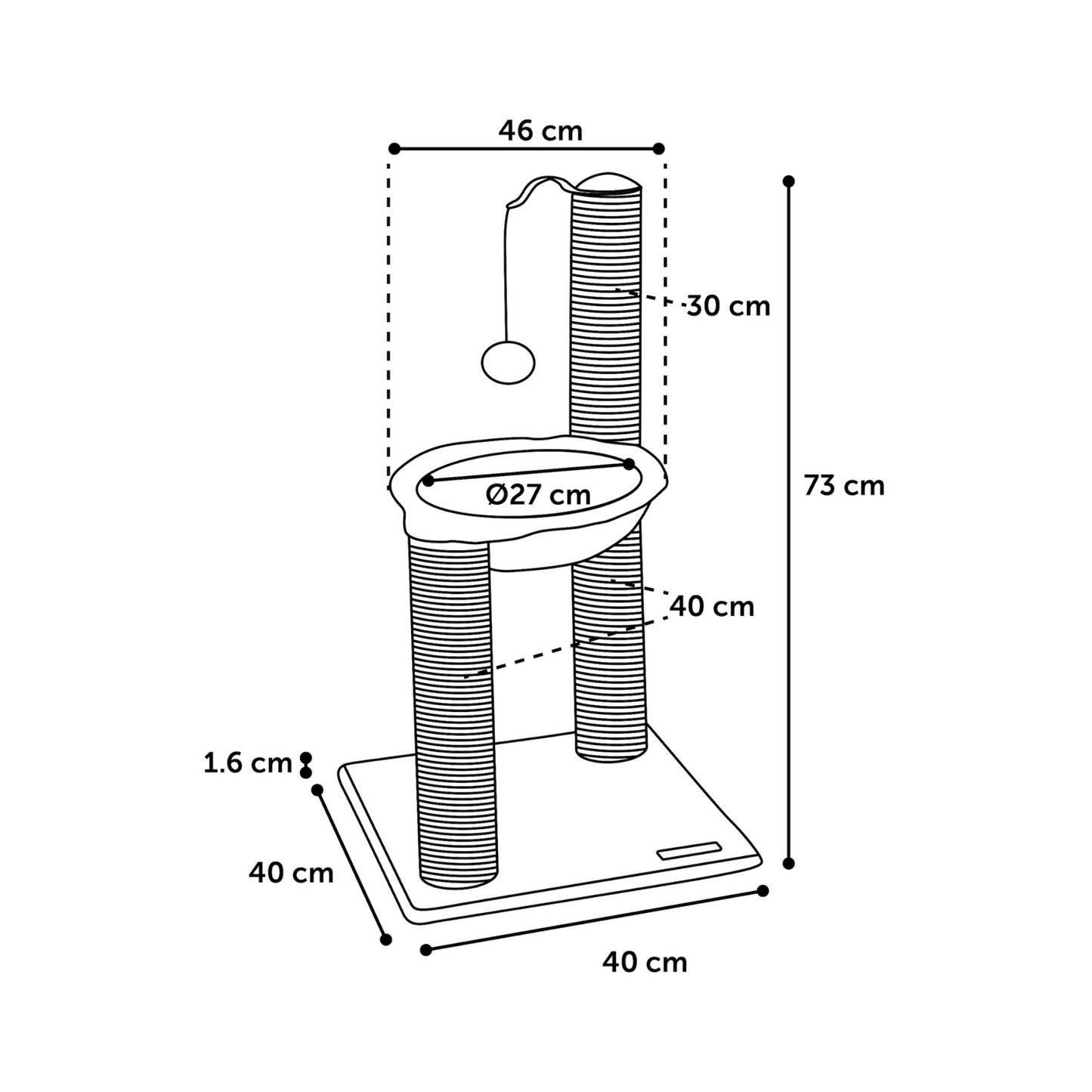 Kratzbaum Amanda – Der ultimative Chillplatz für Ihre Katze