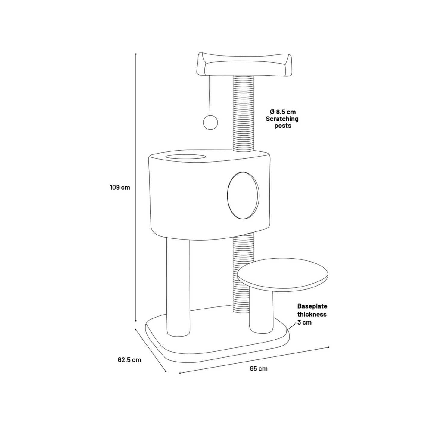 Kratzbaum Gatsby – Entspannung pur