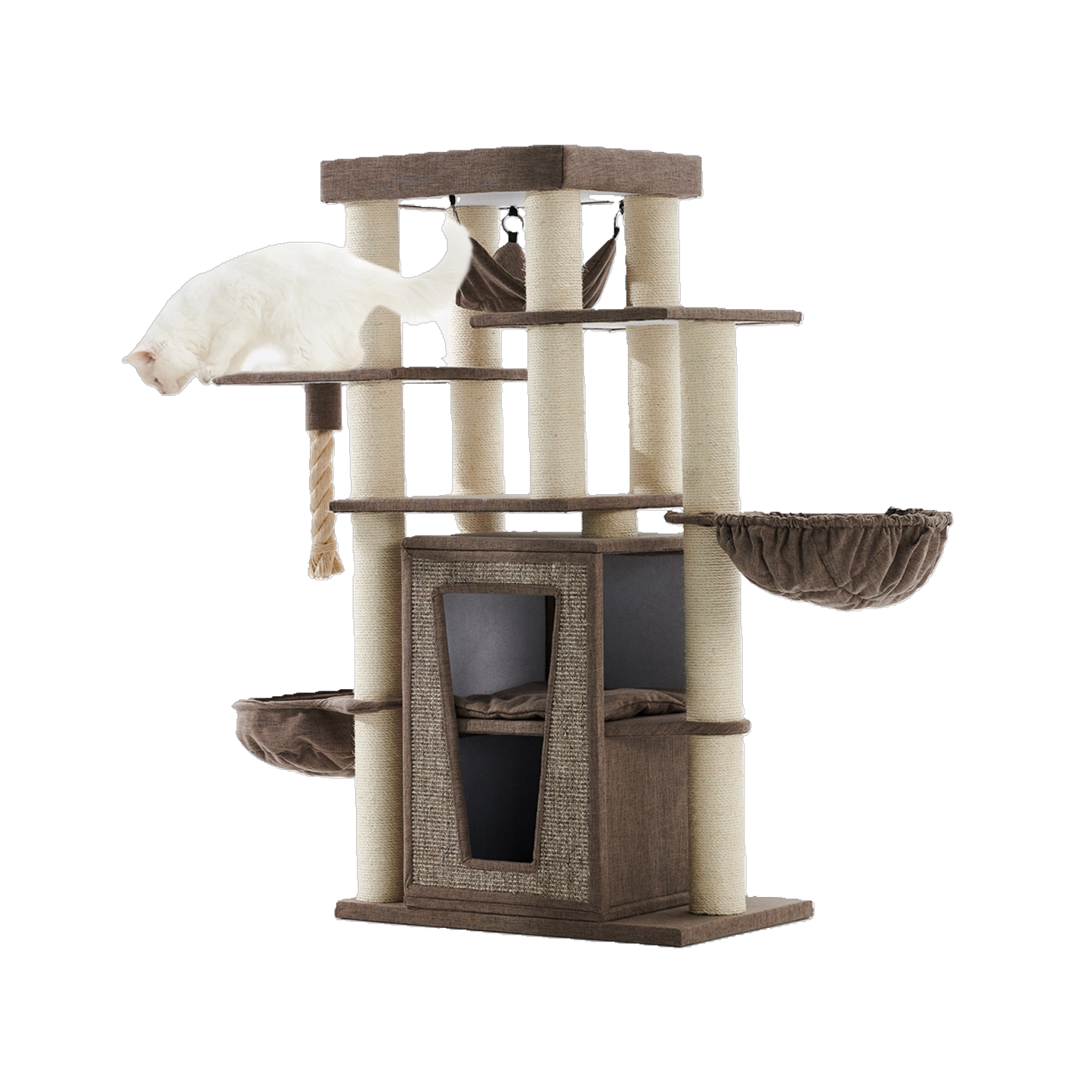 Kratzbaum Hital – Luxuriöser Spiel- und Rückzugsort für Ihre Katze