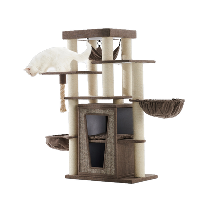 Kratzbaum Hital – Luxuriöser Spiel- und Rückzugsort für Ihre Katze