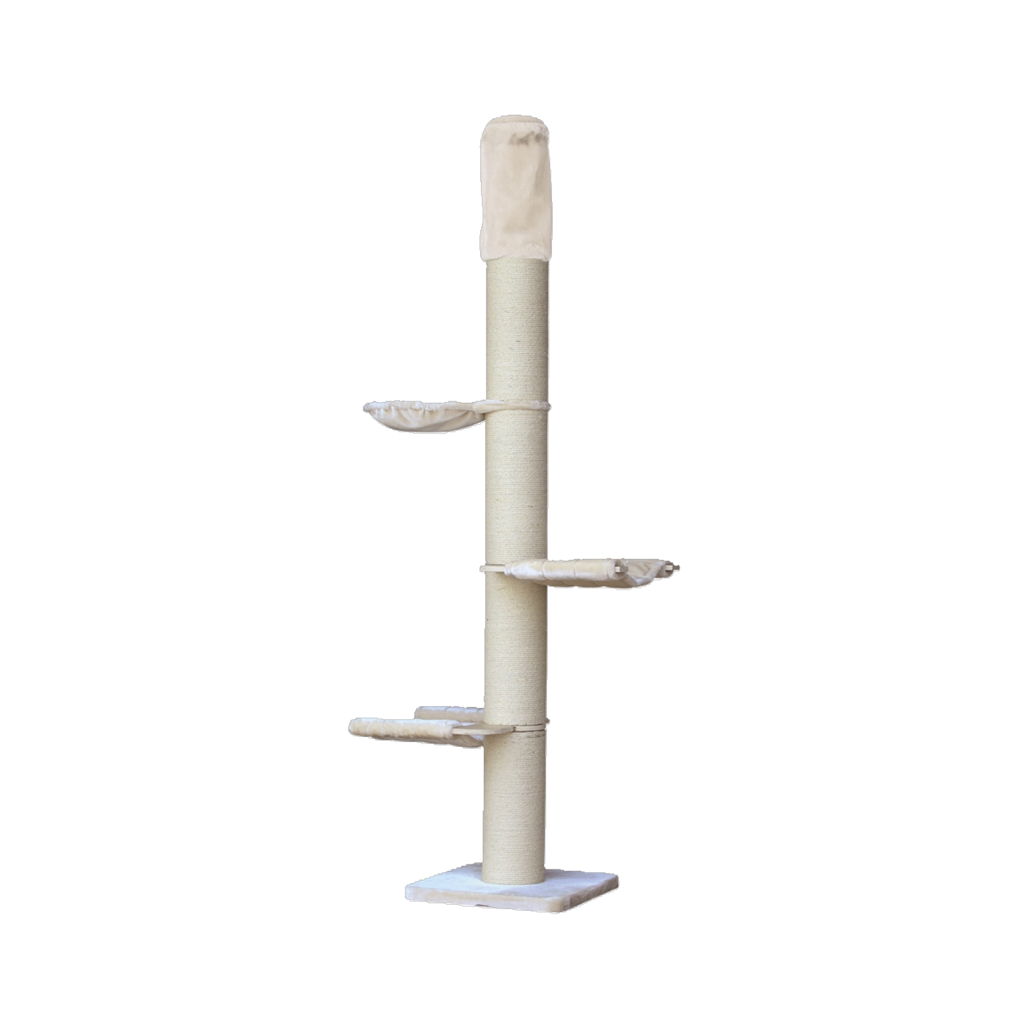 Kratzbaum Kalin – Stabiler Deckenspanner mit XXL-Sisalstamm für aktive Katzen