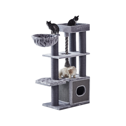 Kratzbaum „Yanko“ – Perfekte Wohlfühloase für große Katzen