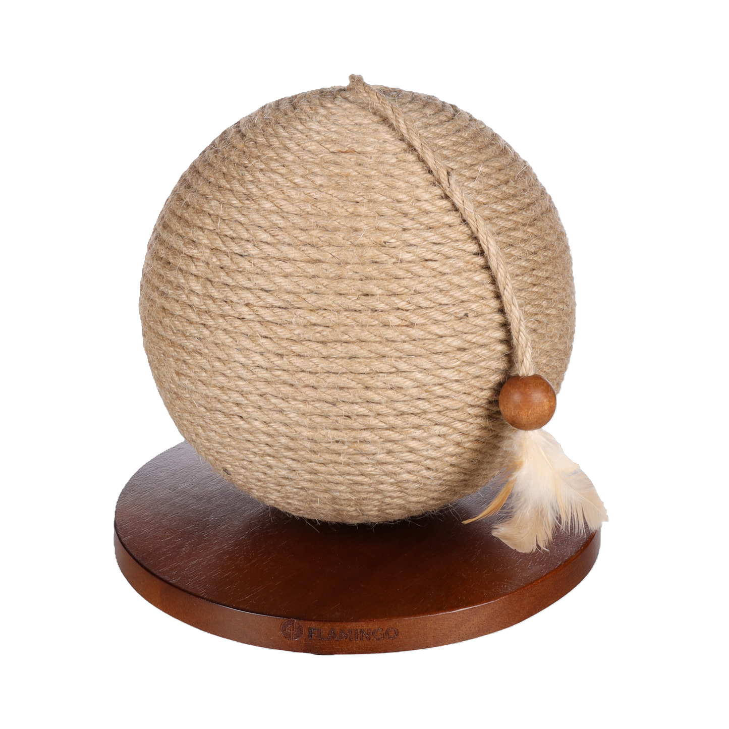 Kratzball aus Kiefernholz Estella – Natürliches Design trifft robusten Spielspaß