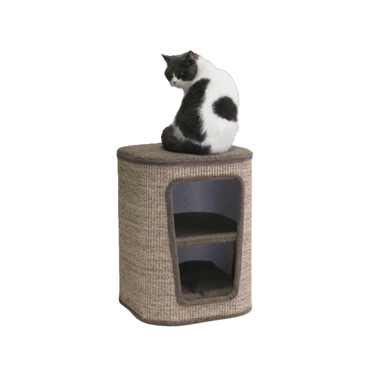 Kratztonne Capta – Stilvolles Kratz- und Kuschelparadies für Ihre Katze