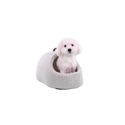 Kuscheliger Katzenschuh Jacquard als ruhiger Schlafplatz für Katzen und kleine Hunde