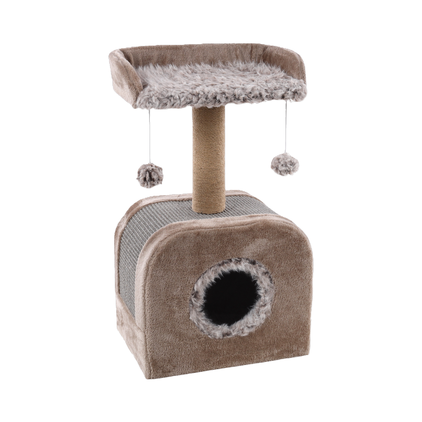 Kuschelweicher Kratzbaum Oscar – Spiel, Spaß & Entspannung für Ihre Katze