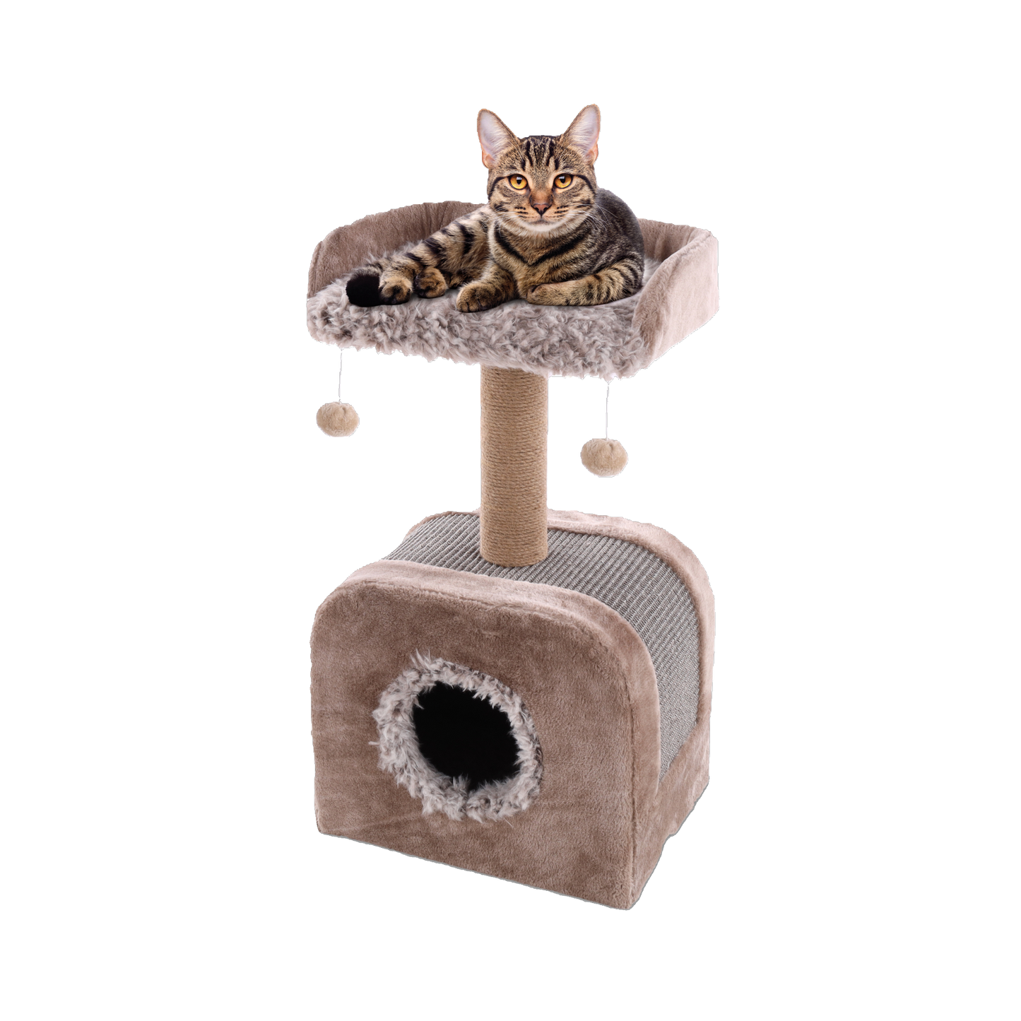 Kuschelweicher Kratzbaum Oscar – Spiel, Spaß & Entspannung für Ihre Katze