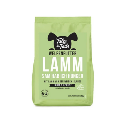 LAMMsam hab ich Hunger – Softes Trockenfutter für Welpen mit Lamm